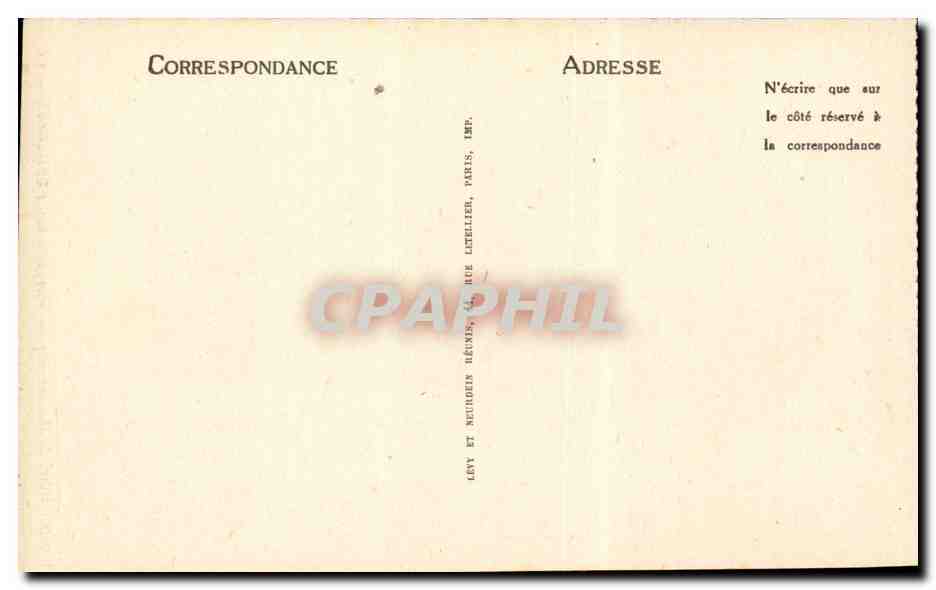 Montferrand — Maison dite de Lucrèce — Vierge en lave (XVe siècle) — L.L. — Verso