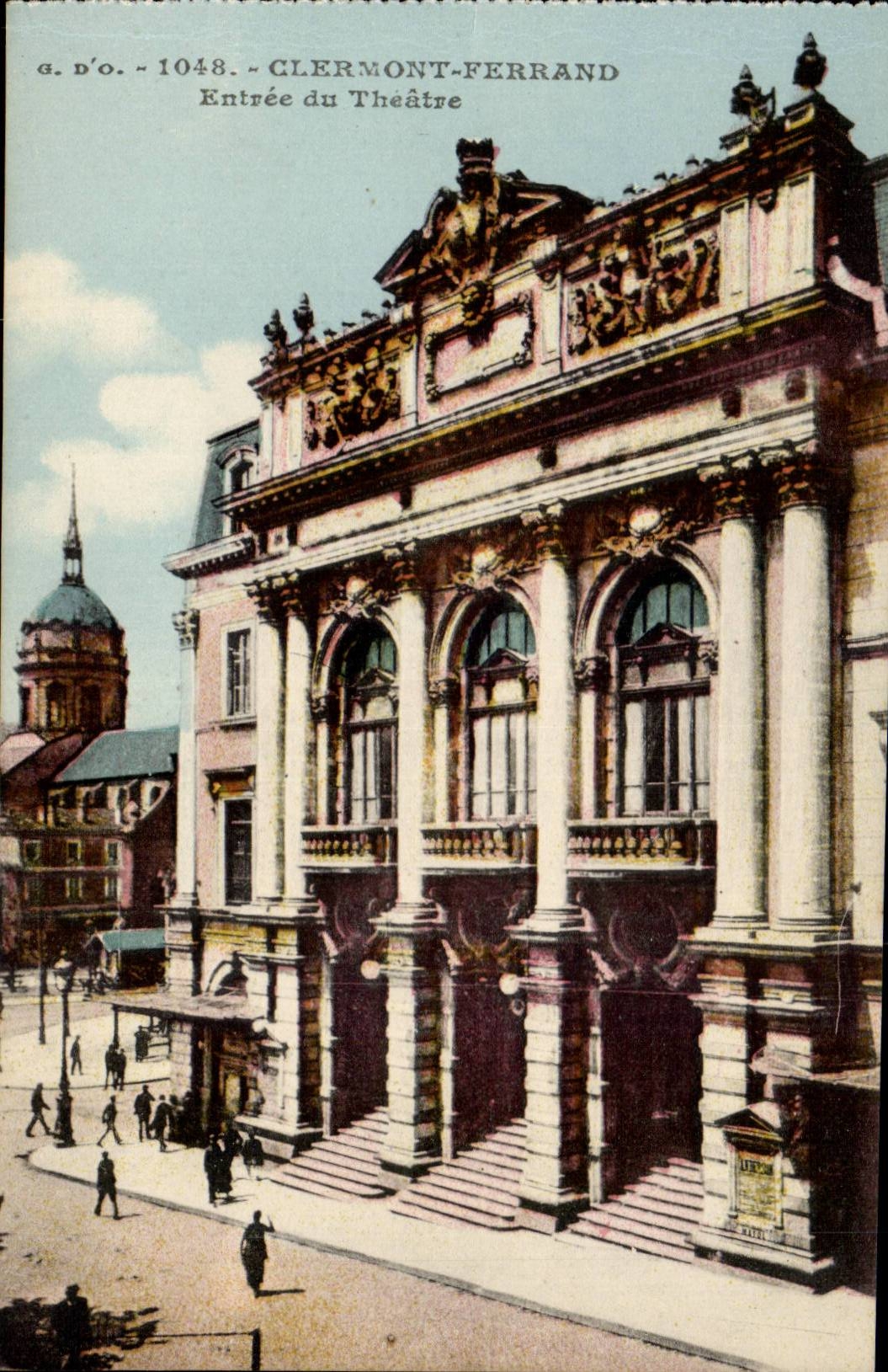 CPA Clermont Ferrand Entree du theatre