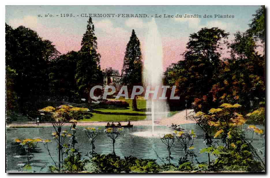 CPA Clermont Ferrand Le lac du jardin des plantes