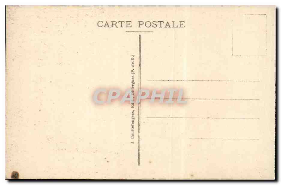 CPA Clermont Ferrand Le lac du jardin des plantes — Verso