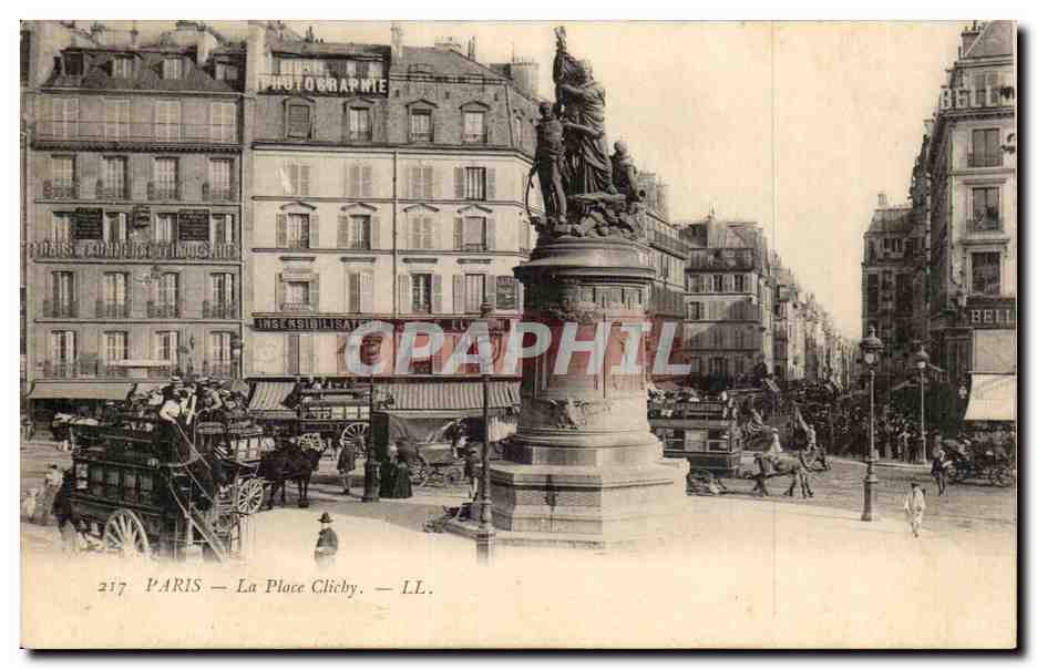 Paris 17 - La Place Clichy - CPA 