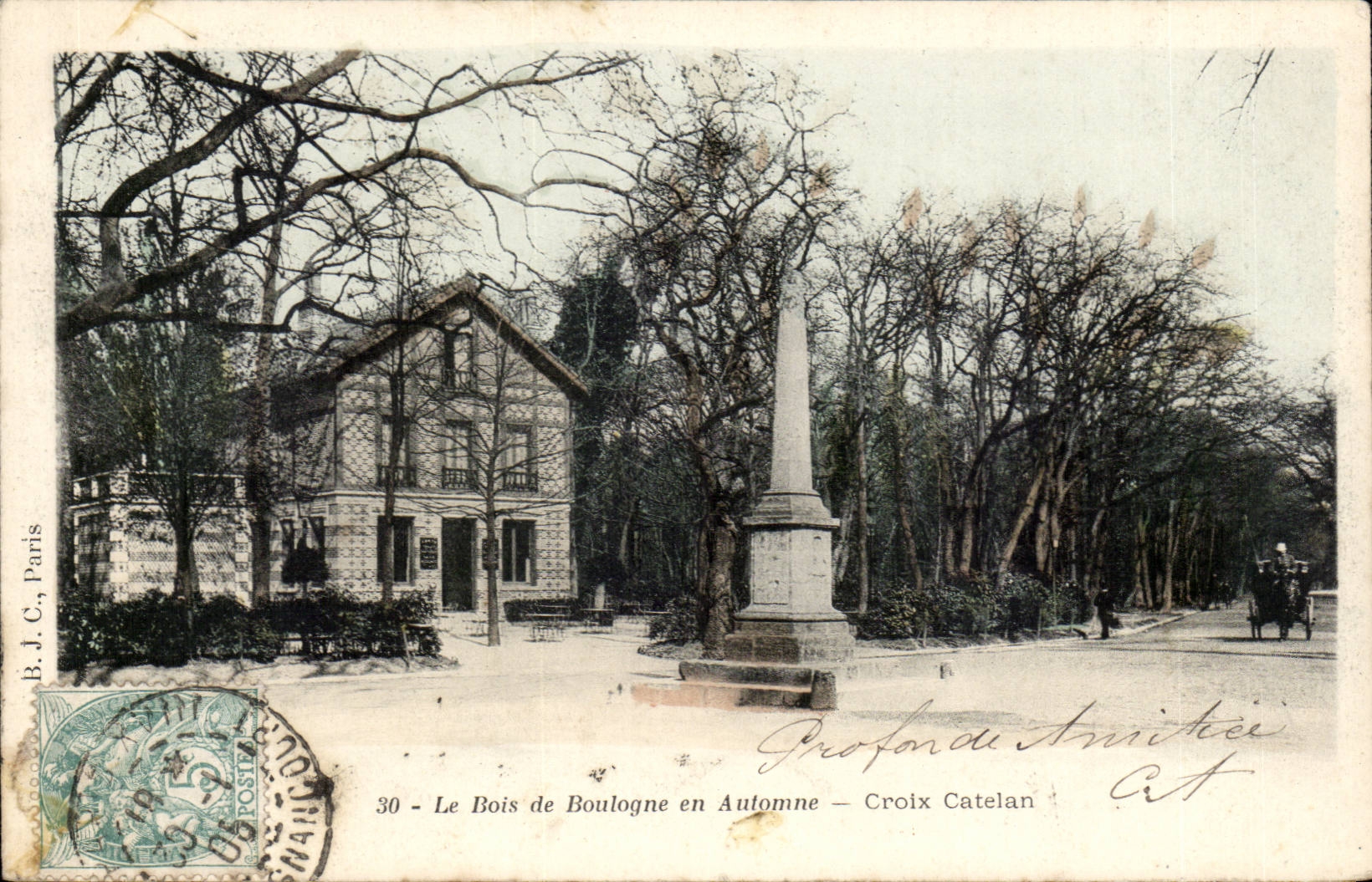Paris 16 - Le Bois de Boulogne en Automne - Croix Catelan CPA 