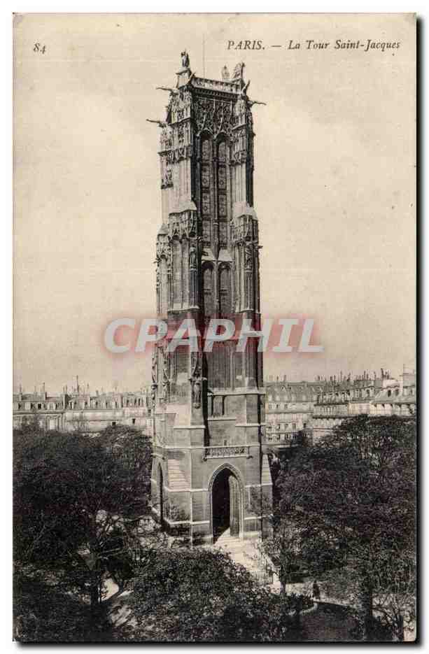 Paris 4 - La Tour Saint Jacques - CPA 