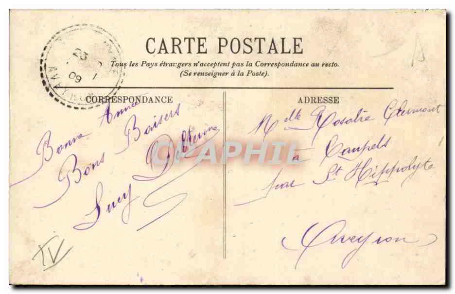 Paris 4 - La Cathedrale Notre Dame - CPA  — Verso