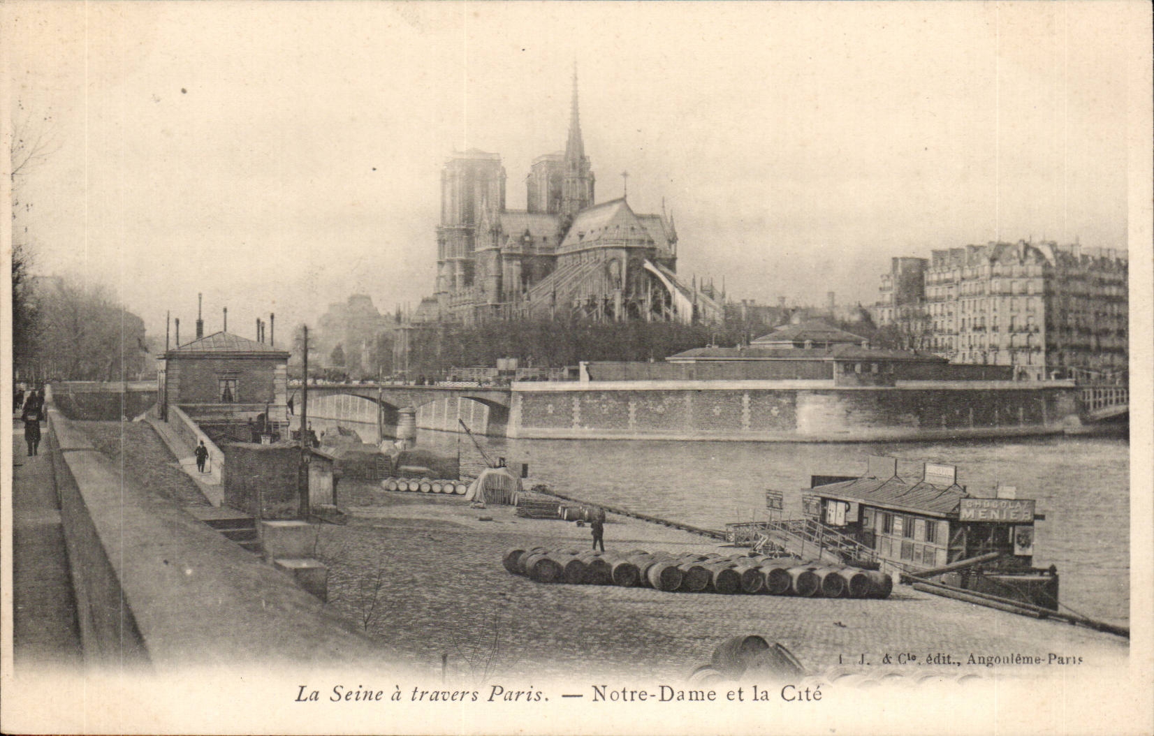 Paris 4 Notre Dame et la Cite - CPA 