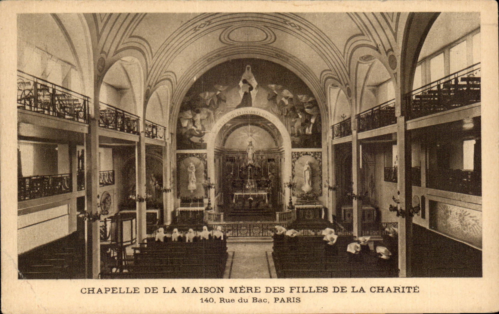 Paris 7 - 140 Rue du Bac - Chapelle de la Maison Mere des Filles de la Charite - CPA 