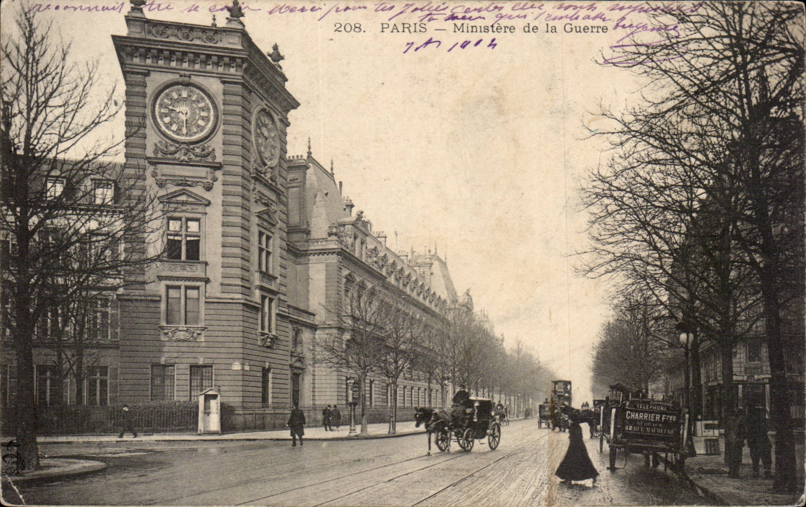 Paris 7 - Ministere de la Guerre - CPA 