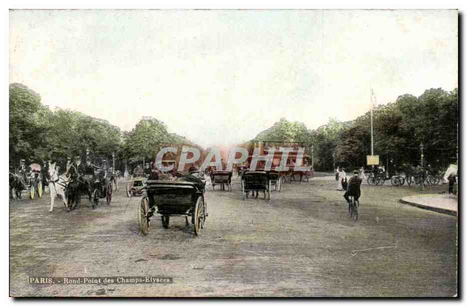 Paris 8 - Rond Point des L'Avenue Champs Elysees - CPA 