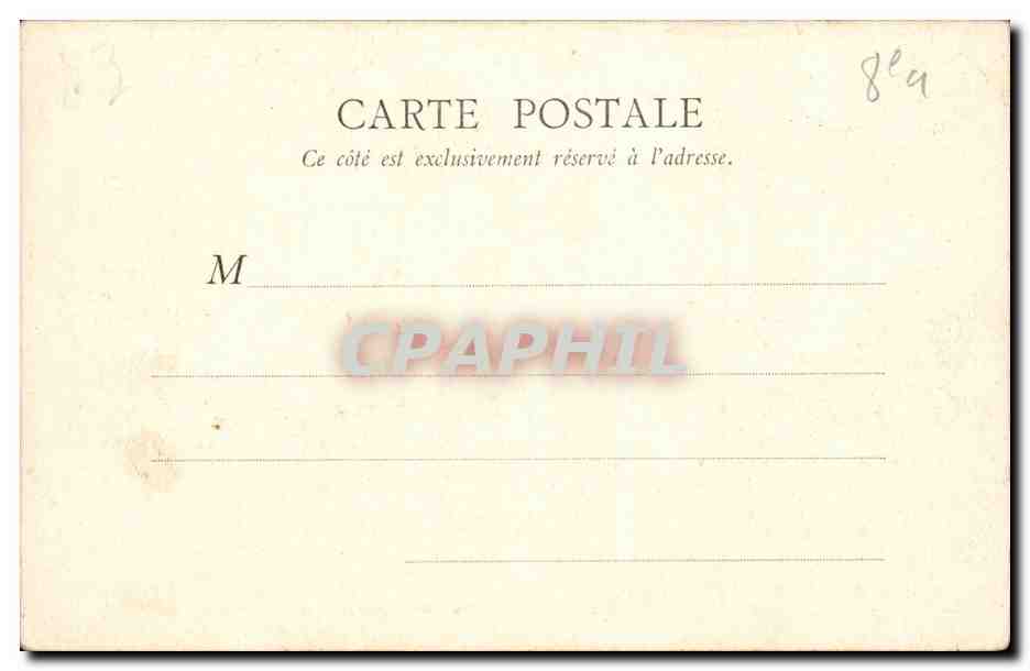 Paris 8 - Place de la Concorde - CPA  — Verso