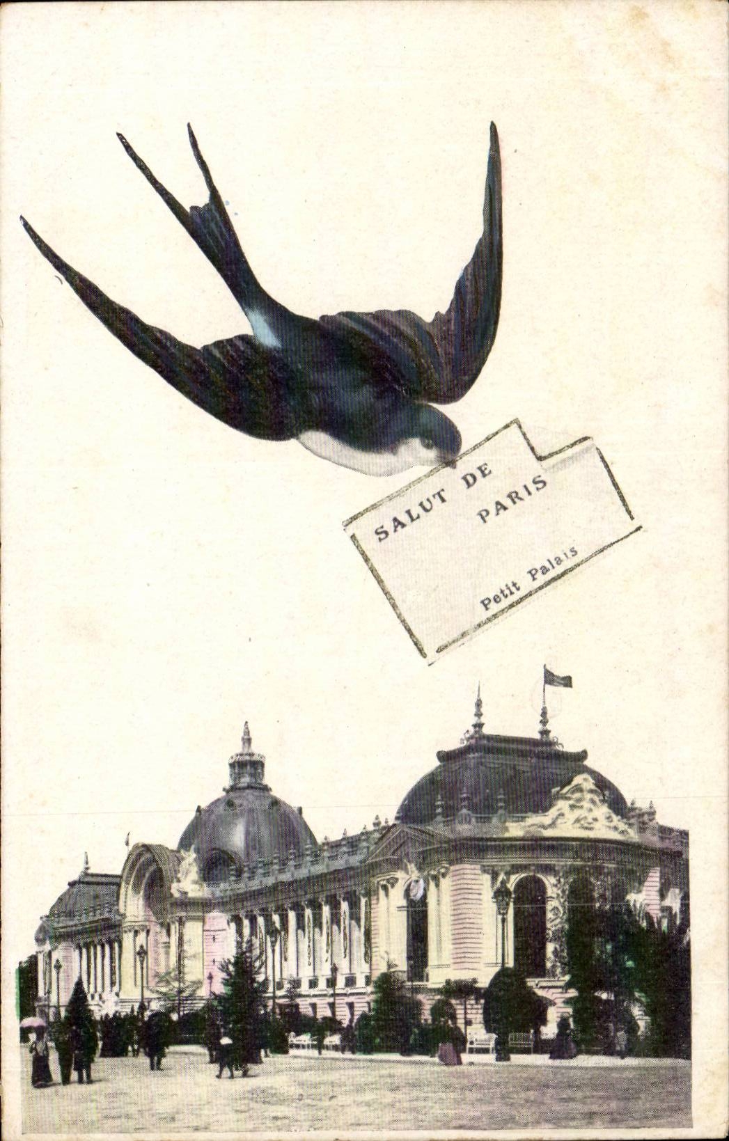 Paris 8 - Salut de Paris - Petit Palais - Souvenir - CPA 