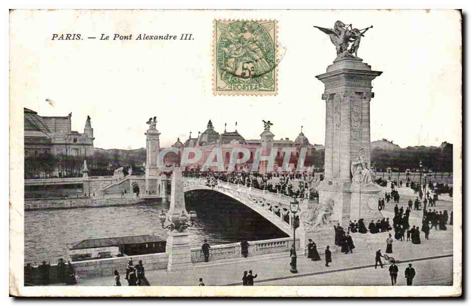 Paris 7 - Le Pont Alexandre III - CPA 
