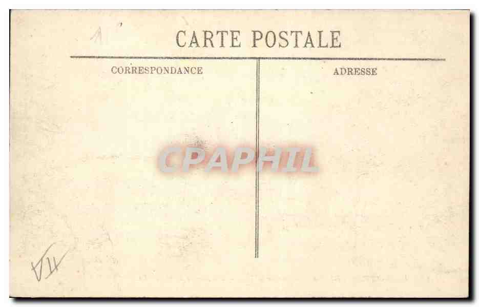 Paris 7 - La Rue de Lille - Inondations de Paris - 1910 - CPA  — Rückseite