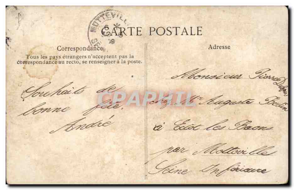 Paris - 10 - Place de la Bastille - CPA  — Rückseite