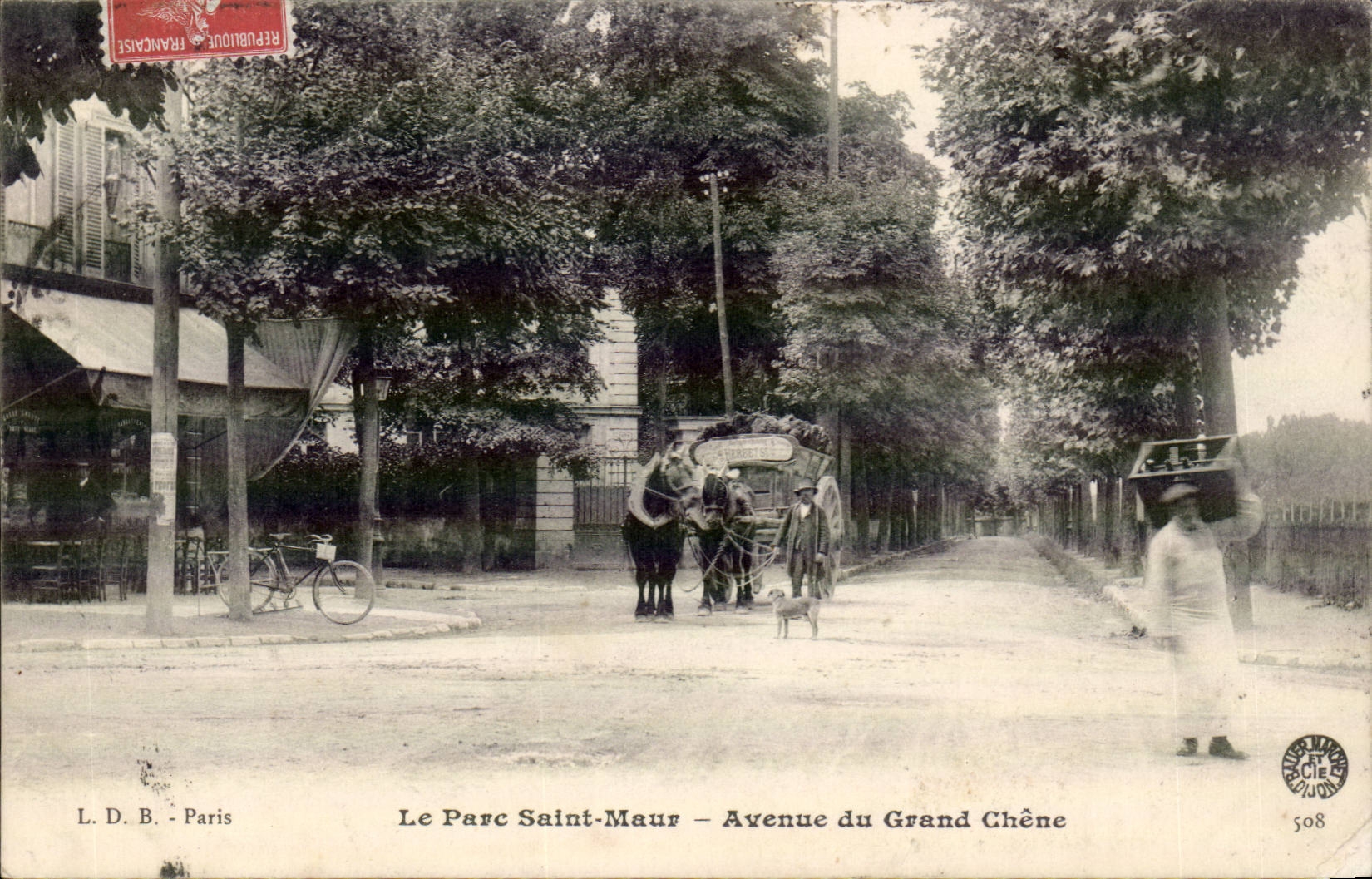 Het Parc Saint-Maur – Avenue du Grand Chêne — L. D. B. - Parijs, n°508
