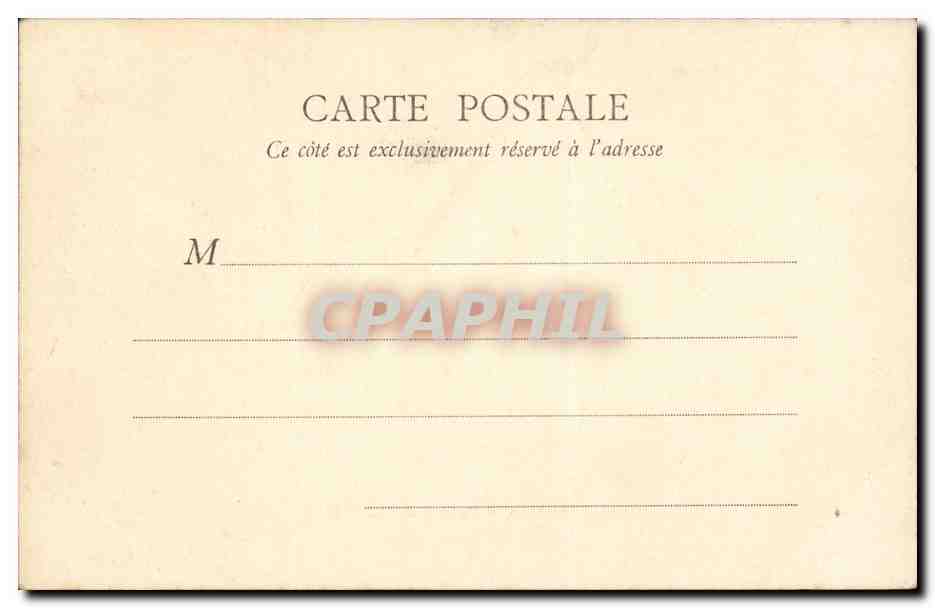 Paris 6 - Palais du Senat - CPA Luxembourg Palais (enfants) — Verso
