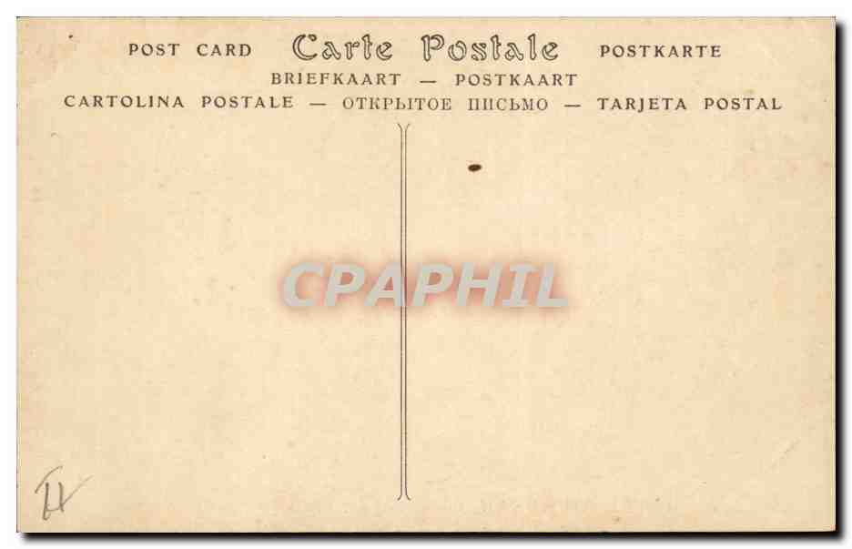 Paris 2 Hotel Mirabeau - Rue de la Paix - Hall Principal - CPA  — Verso