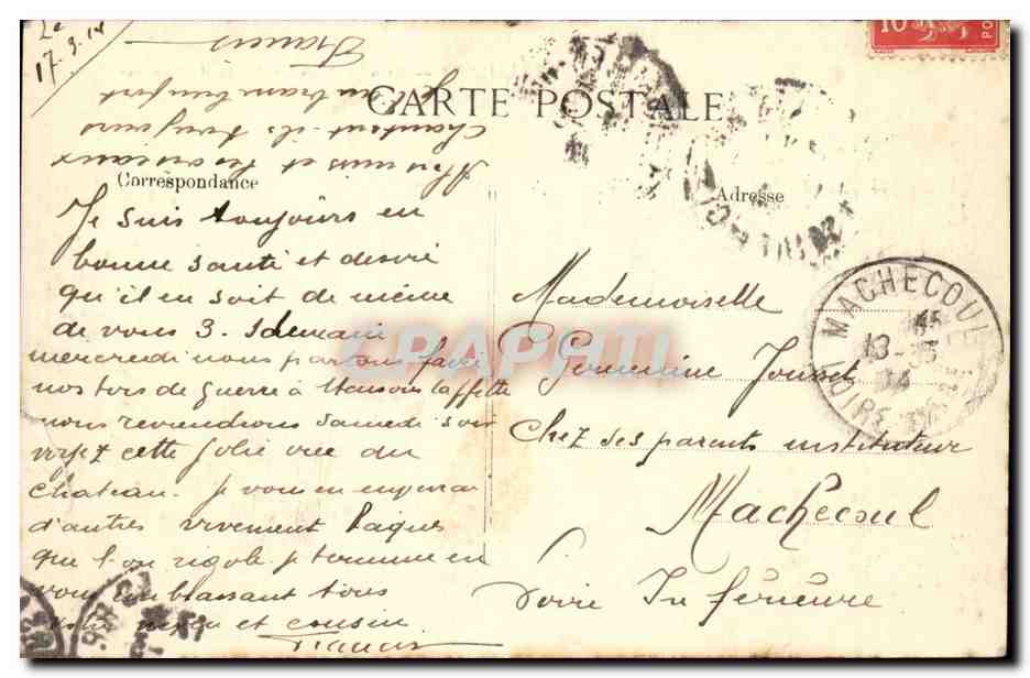 Versailles - Grandes Eaux aux bassin de Neptune - CPA  — Verso