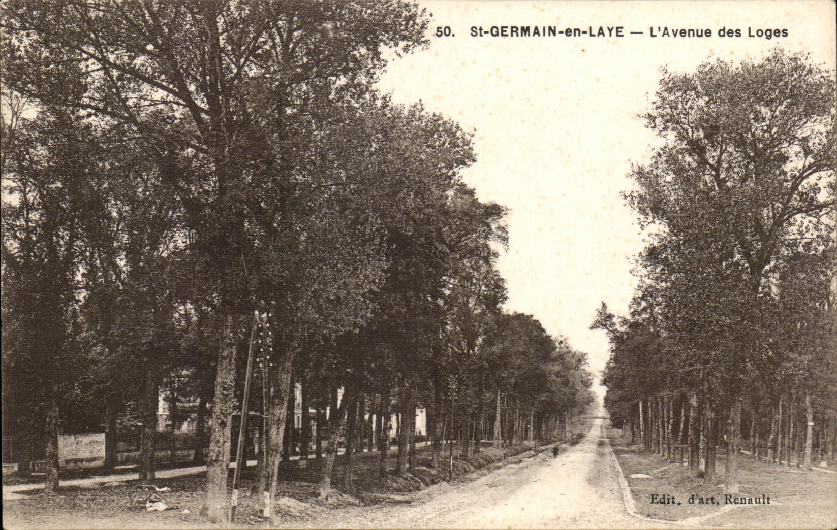 St Germain en Laye - L'Avenue des Loges - CPA 