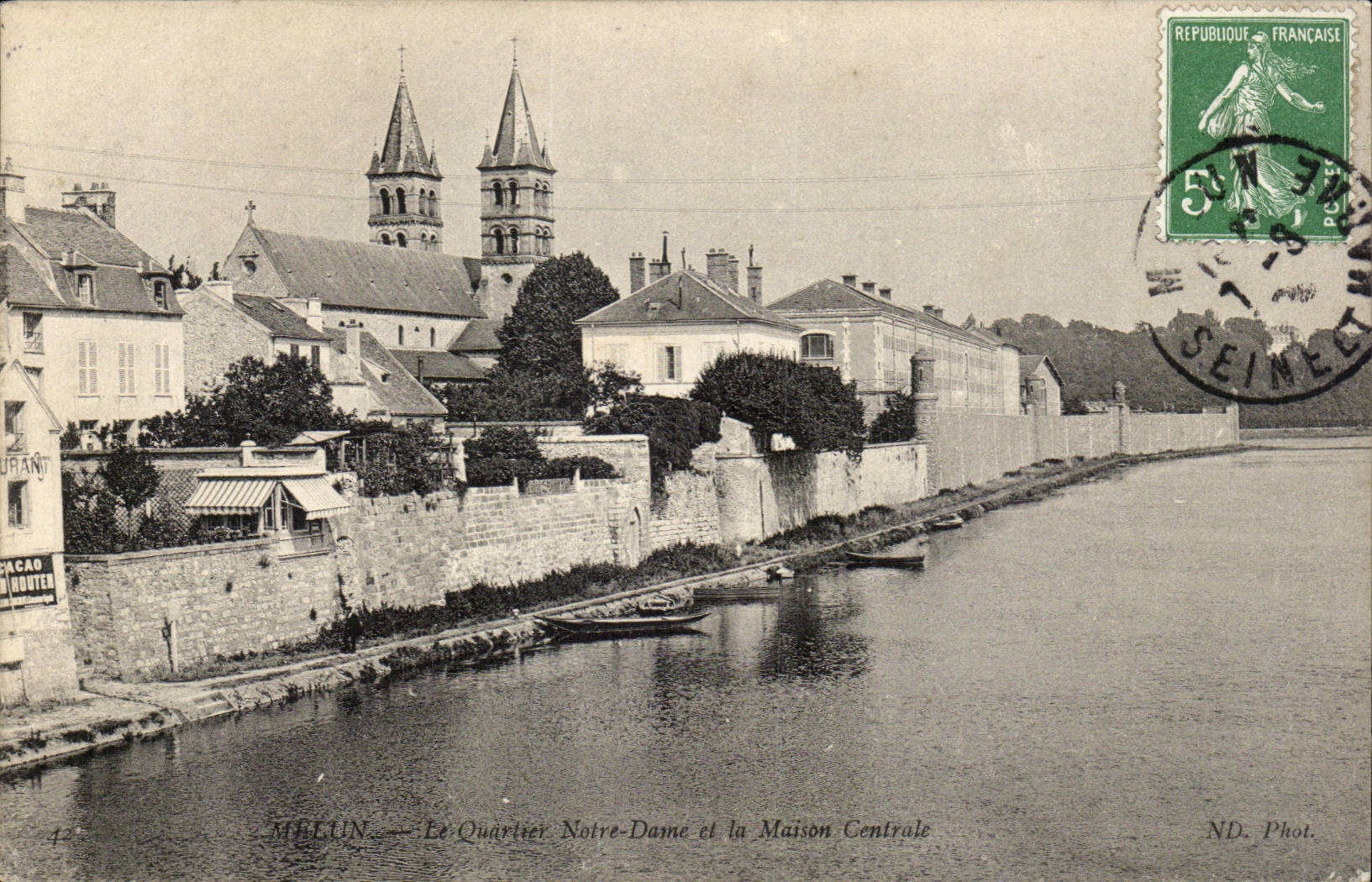 Melun - Le Quartier Notre Dame et la Maison Centrale - CPA 