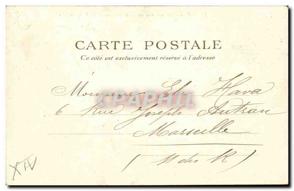 Paris CPA Avenue de l'Observatoire — Rückseite