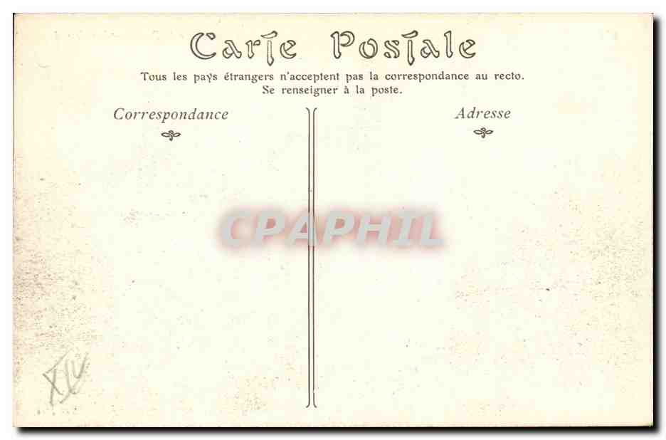 Paris CPA L'Observatoire Facade Sud — Rückseite