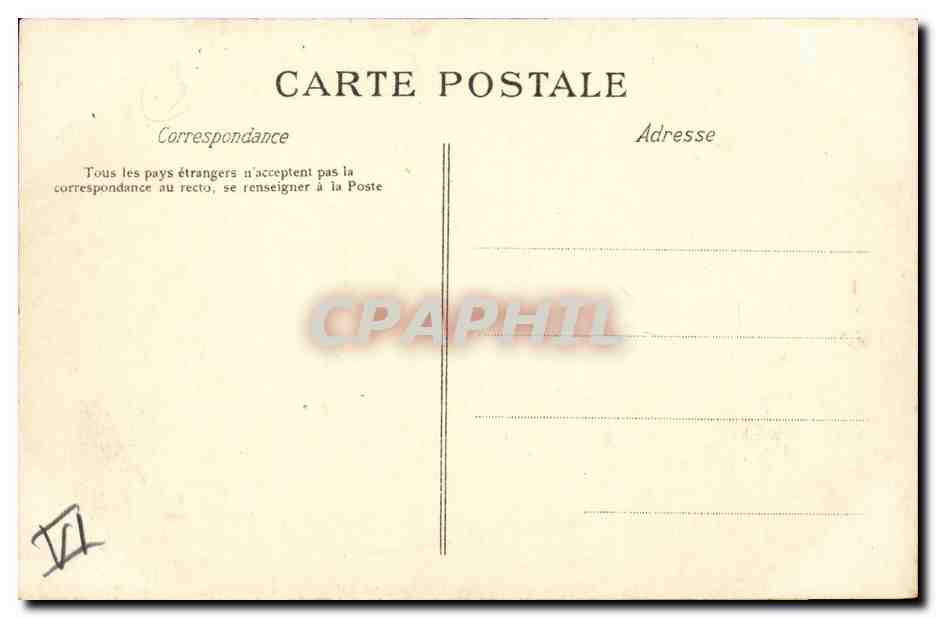 Parigi — Il Ponte degli Artisti e l'Institut — Heliotipia E. Le Doley, Parigi, Serie N° 4 — Verso