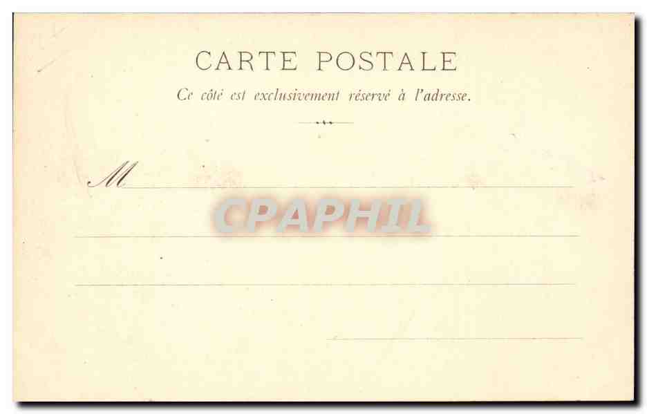 Paris CPA Le palais de l'Institut — Rückseite
