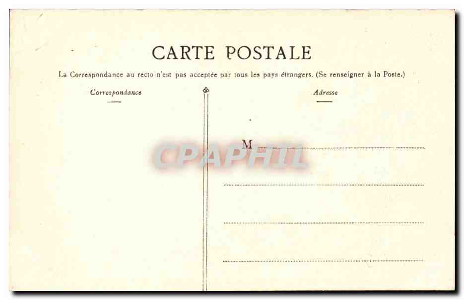 Paris CPA Eglise de Notre Dame des Champs — Rückseite
