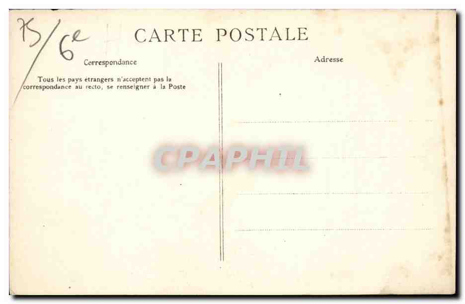 Parijs — Cour de l'Auberge du Cheval Blanc — Rue Mazet — C.L.C. — n°699 — Achterkant