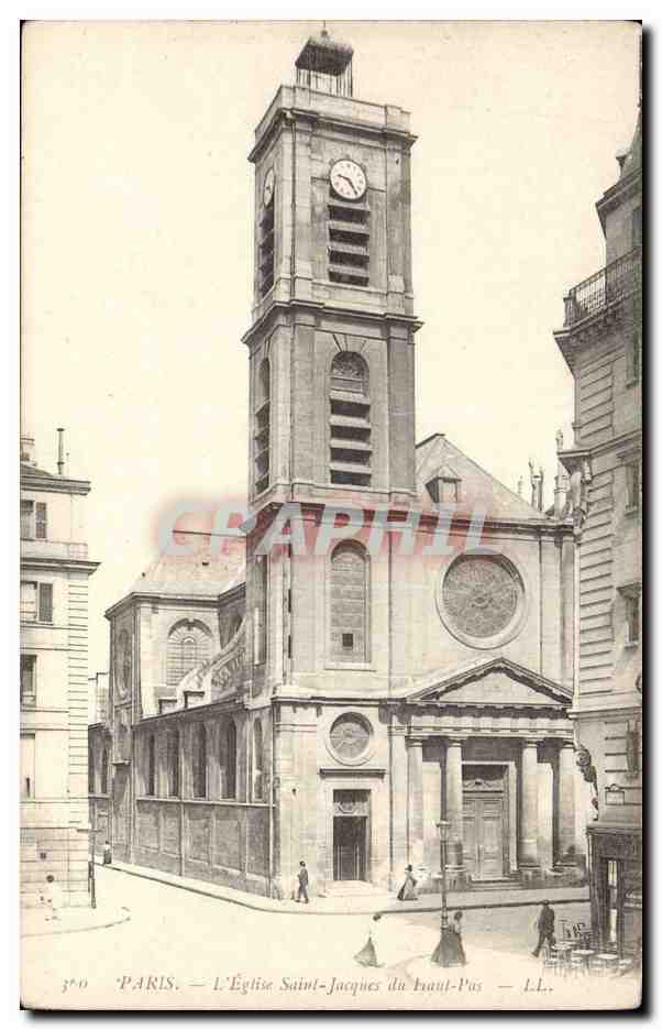 Paris CPA L'eglise Saint Jacques du Haut pas