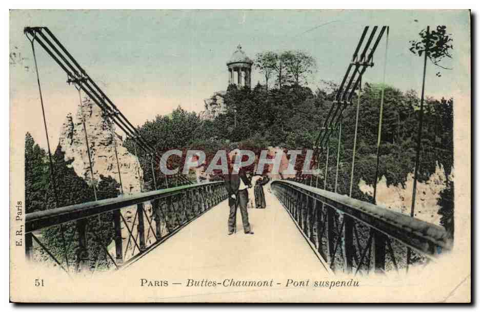 CPA Paris Buttes Chaumont