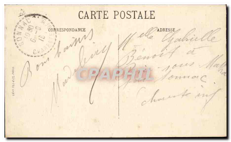 CPA Paris La chambre des Deputes construite de 1804 a 1807 par Poyet — Verso