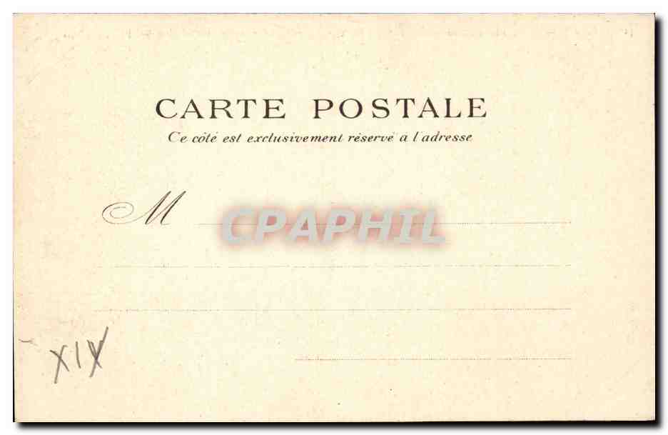 CPA Paris Parc des Buttes Chaumont la passerelle le lac le Belevedere — Rückseite