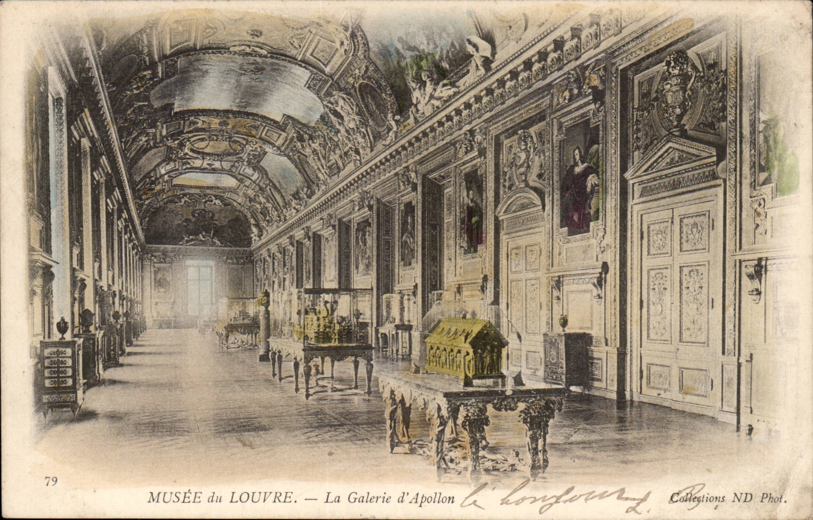 CPA Paris Musee du Louvre La galerie d'Apollon