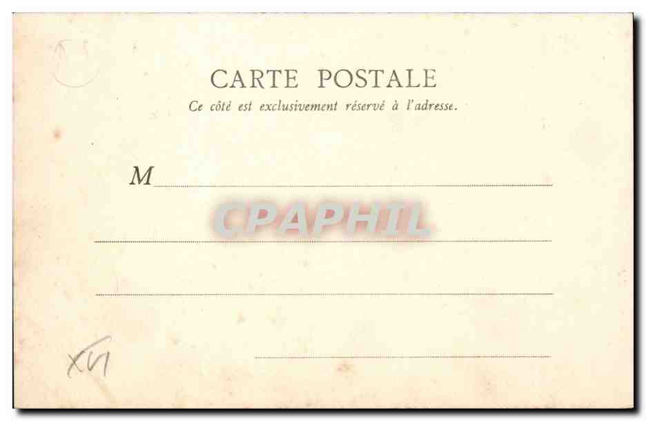 CPA Paris Bois de boulogne Cascade et grotte — Rückseite