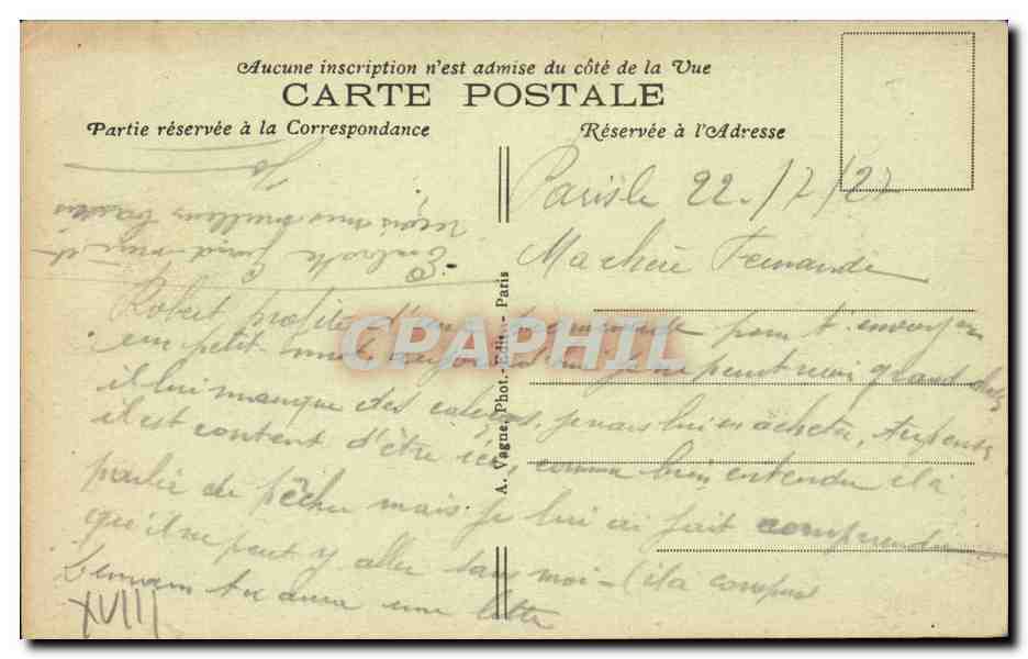 CPA Paris Montmartre Montage de la Savoyarde au Sacre Coeur 16 octobre 1895 — Rückseite
