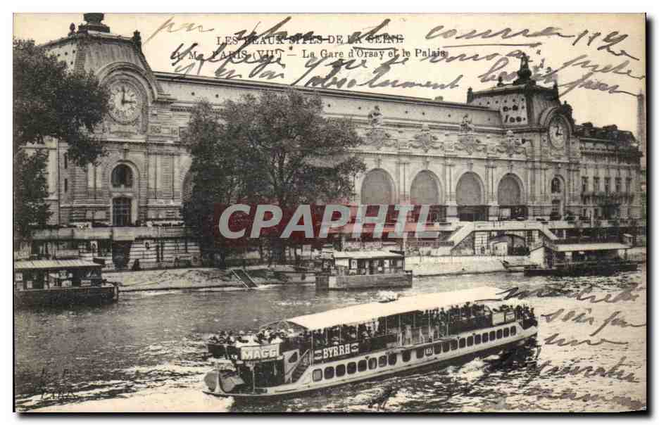 Paris 7 - La Gare d'Orsay et le Palais CPA 