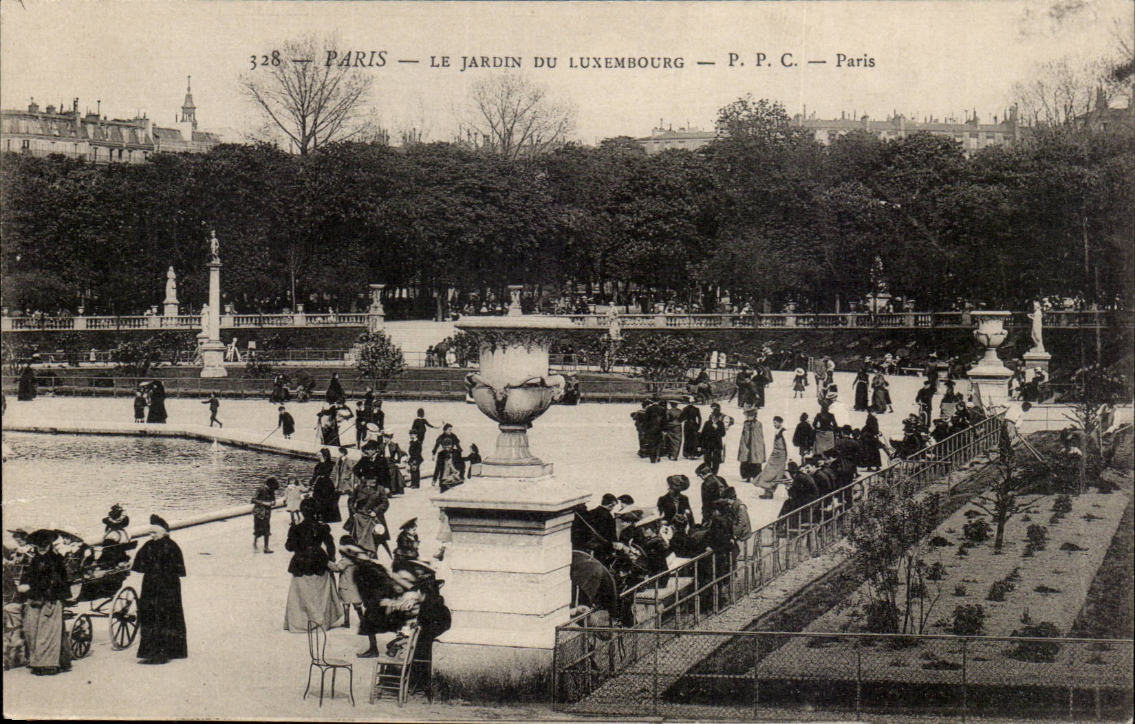 Paris - 6 - Le Jardin du Luxembourg CPA 