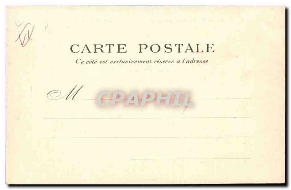 Paris - 6 - Le Jardin du Luxembourg CPA  — Verso