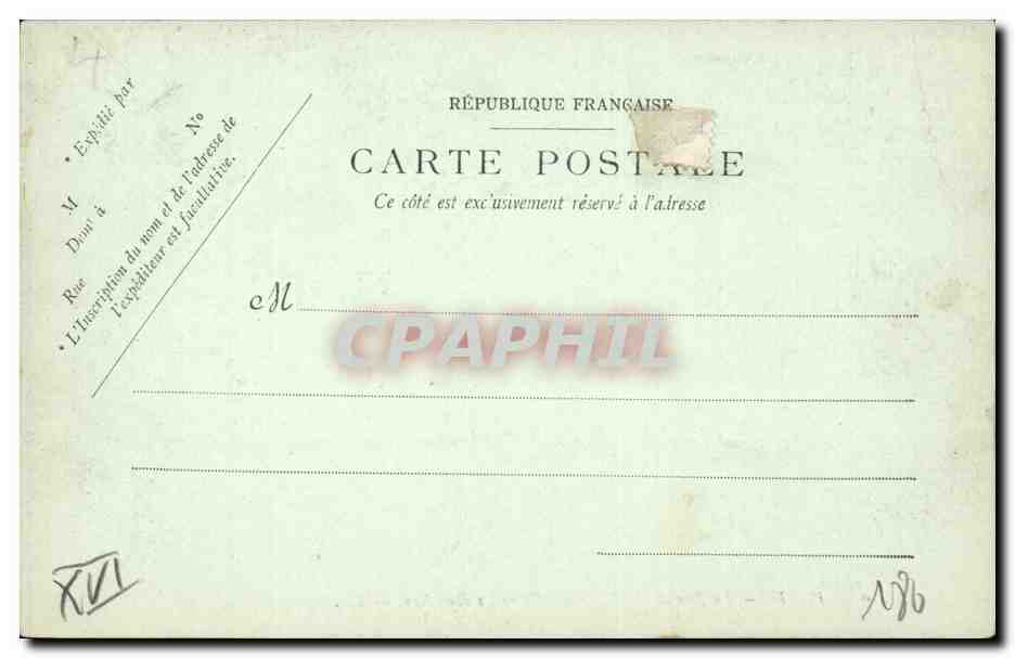 Paris - 16 - Bois de Boulogne - Entre les Deux Lacs - Cheval CPA  — Verso