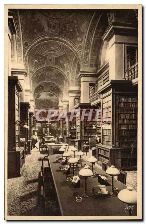 Paris 1 - Chambre des Deputes - Bibliotheque - Library CPA 