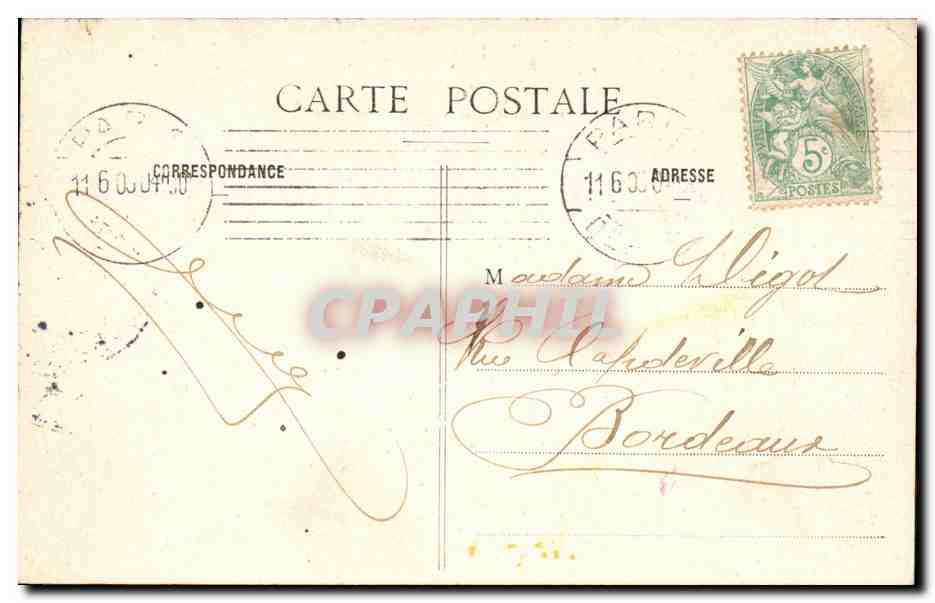 Paris 1 - La Place et la Colonne Vendome - CPA  — Rückseite