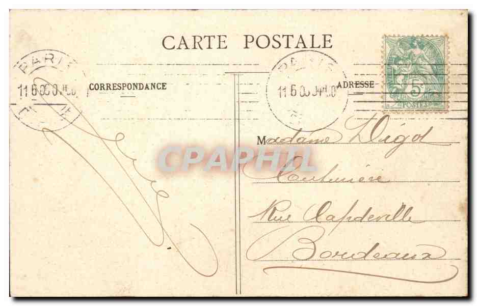 Paris 12 - Le Triomphe de la Republique - Place de la Nation - CPA  — Rückseite