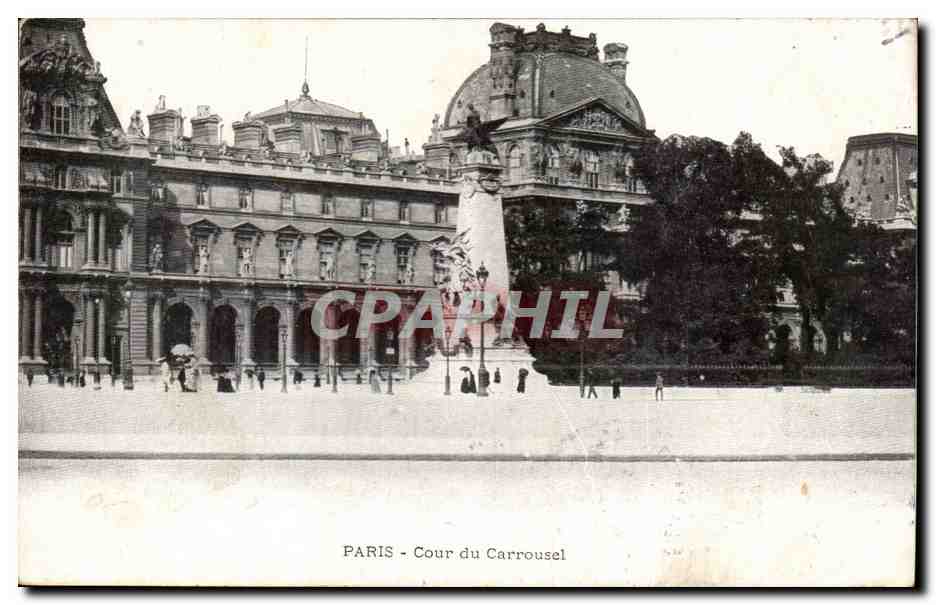 Paris 1 - Cour du Caroussel - CPA 