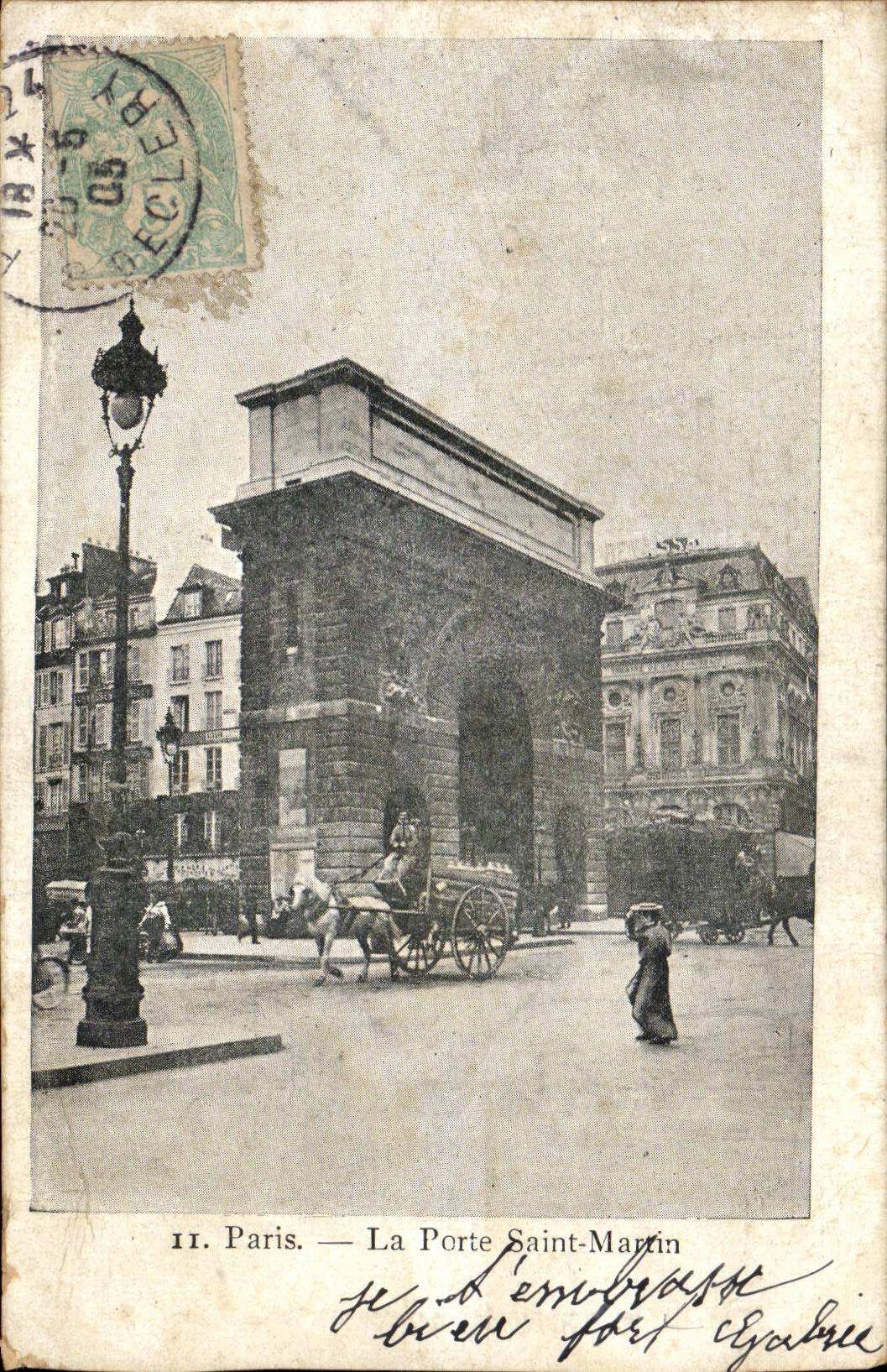 Paris 10 - La Porte Saint Martin - CPA 
