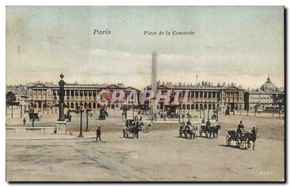 Paris 8 Place de la Concorde - CPA 