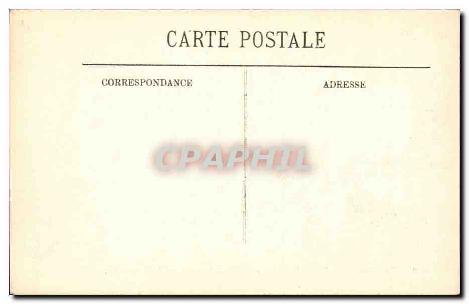 Inundaciones en París — Enero 1910 — Bote Quai de Billy — LL. — Reverso