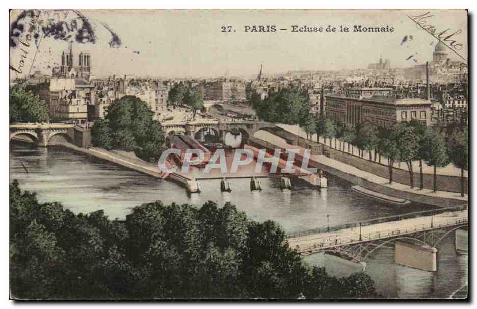 Paris 1 - Ecluse de la Monnaie - CPA 
