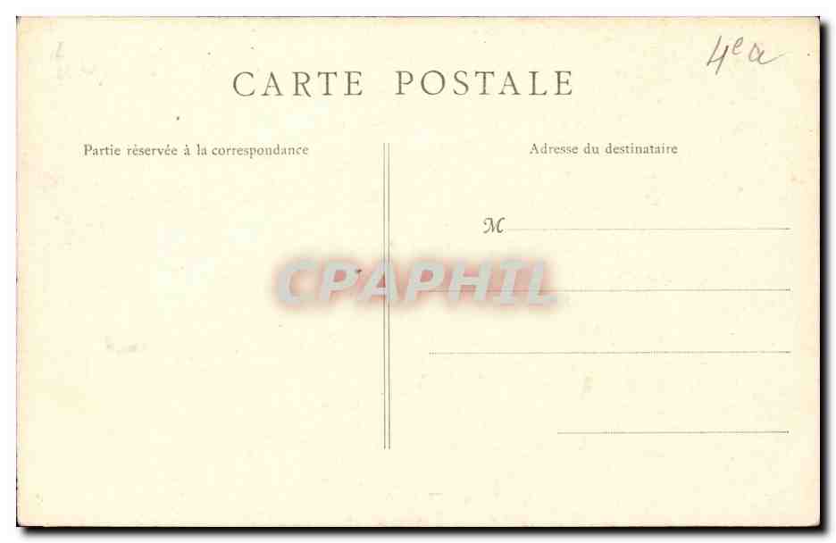 Paris 4 - Hotel de Ville - CPA  — Rückseite