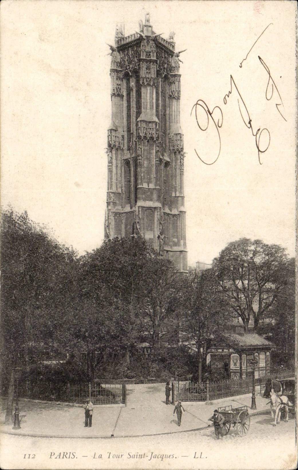 Paris 4 - La Tour St Jacques - CPA 